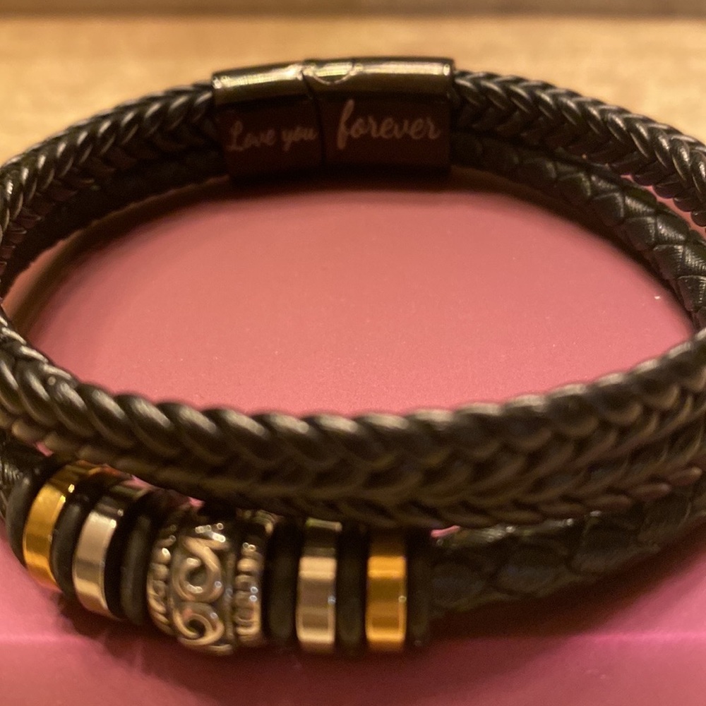 Men’s bracelet, brand new in box.